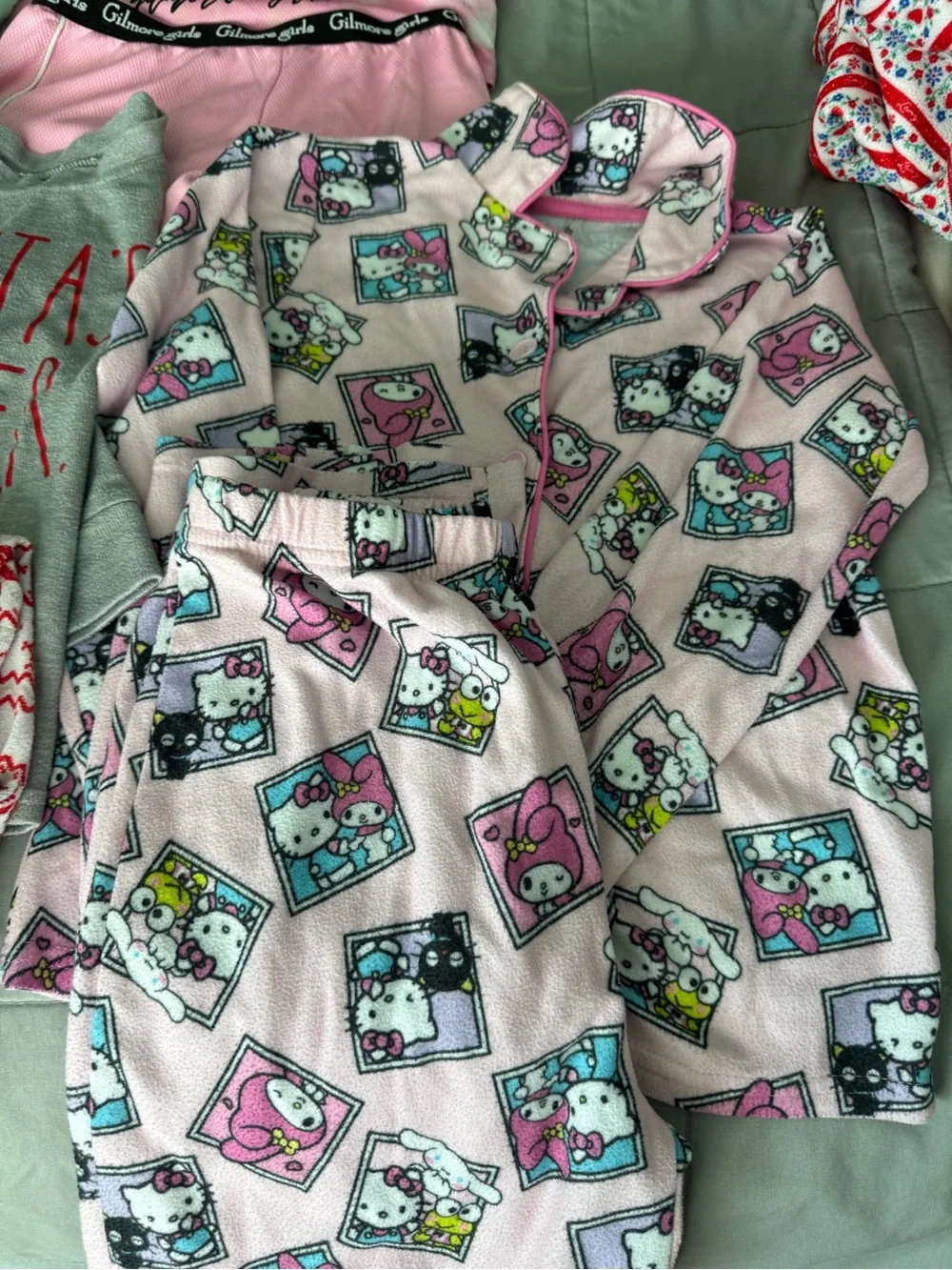 Place Pink Unicorn 'Dream in Rainbow' Pajama Set